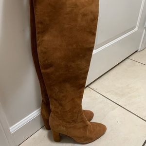 Thigh Hugh suede boots